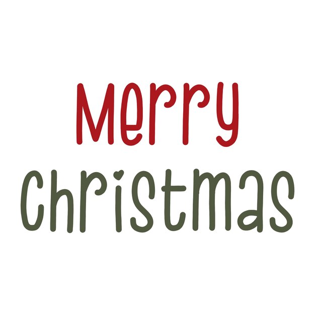 Vector de texto de feliz Navidad, ilustración de texto de vacaciones, vector de texto de Navidad rojo-negro