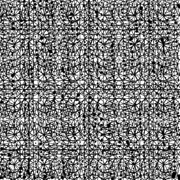 Vector de textura de acuarela sin fin. Dye de corbata índigo patrón sin costuras. azulejos naturales. Fondo de algodón de Japón. Textura vectorial de cama de Batik. Tintura a mano de China de fondo de algodó blanco. Tela hippie con cuadrícula