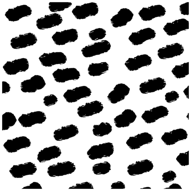 Vector de textura angustiada paquete de patrones de grava en silueta