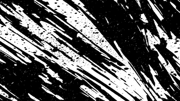 Vector de textura áspera en blanco y negro con superposición de angustia Ilustración de grunge abstracta