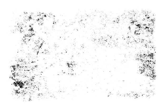 Vector de textura áspera en blanco y negro Textura de superposición angustiada Grunge Fondo de efecto texturizado abstracto