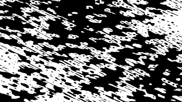 Vector de textura en blanco y negro áspero Efecto de superposición de angustia Ilustración de fondo grunge