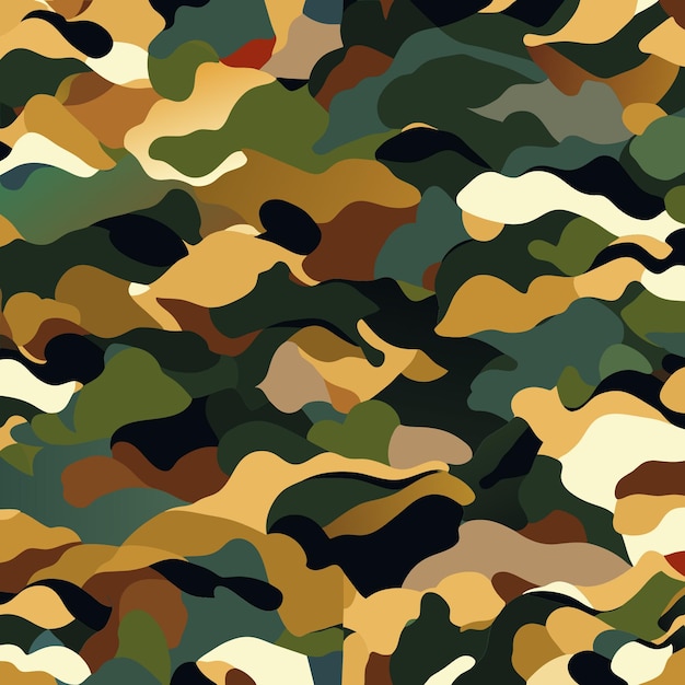 Vector de textura de camuflaje para expresiones artísticas