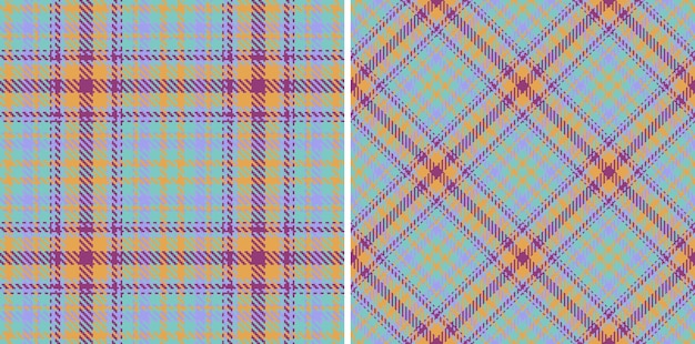 Vector de textura de fondo de tela escocesa de patrones sin fisuras de tela escocesa