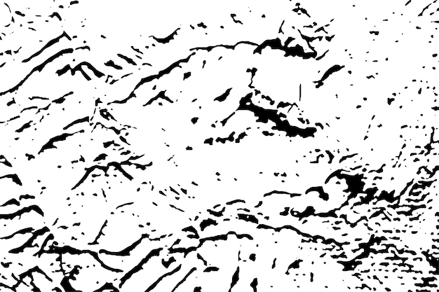 Vector de textura grunge en blanco y negro áspero Sobreposición de fondo de angustia Efecto de textura abstracta