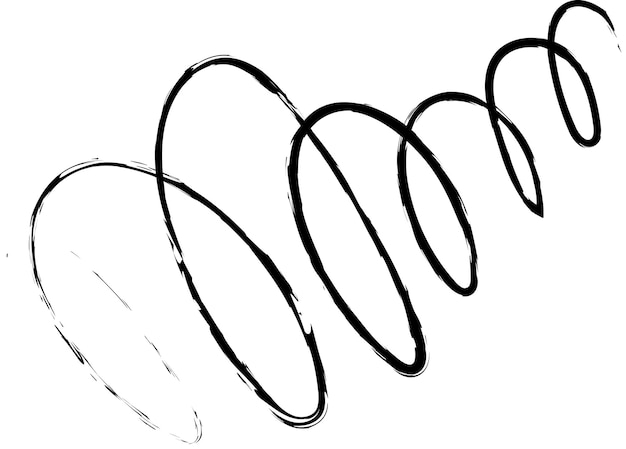 Vector de textura de lápiz giratorio ahogado a mano