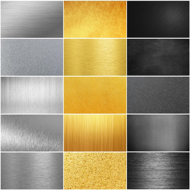 vector de textura de metal realista
