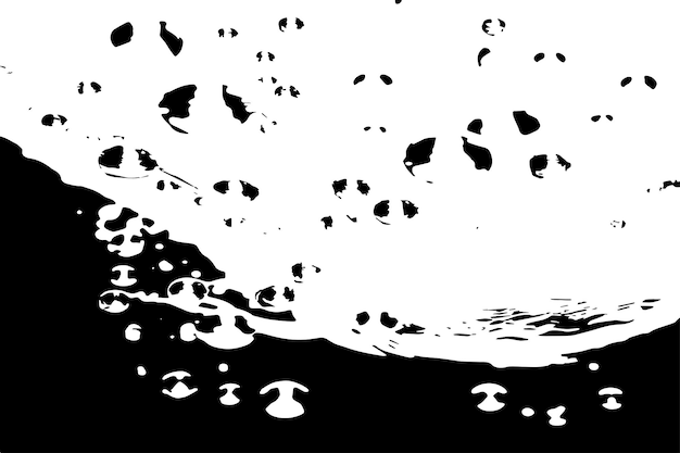 vector de textura negra de las burbujas