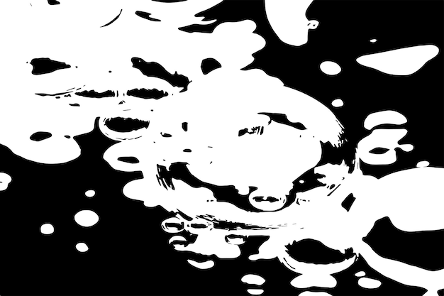 vector de textura negra de las burbujas