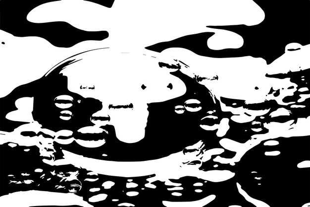vector de textura negra de las burbujas