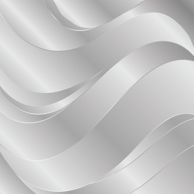 Vector de textura de onda blanca y gris isad879