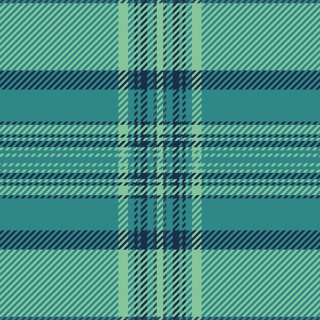 Vector de textura de patrón de producción fondo maduro tartan a cuadros tela textil de comprobación de la tienda sin costuras en colores azul azulado y verde