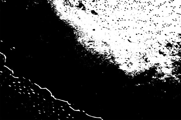 Vector de textura de superposición en blanco y negro de fondo Ilustración vectorial de textura grungy