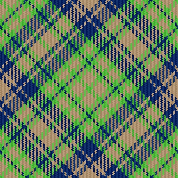 Vector de textura tartán Textil fondo transparente Comprobar patrón de tela escocesa