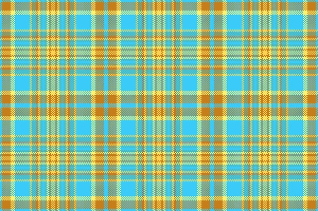 Vector de textura de tela escocesa de patrón de tela Fondo de cuadros de tartán sin costuras