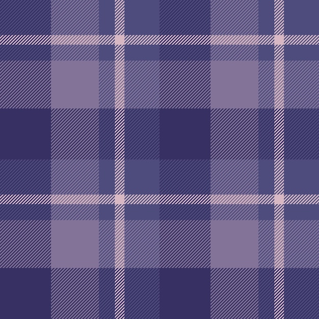 Vector de textura de tela nyc tipo tartan a cuadros rascado patrón sin costuras verificación de fondo en colores índigo y pastel