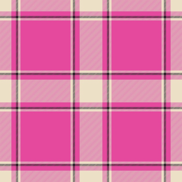 Vector de textura de tela Patrón de verificación sin costuras de tela escocesa de tartán de fondo
