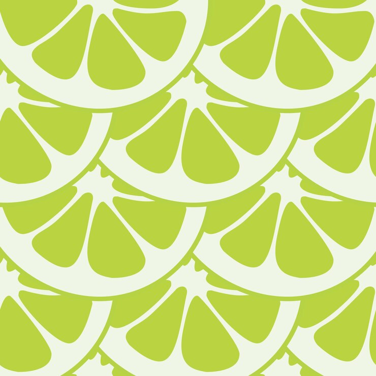 Vector de textura transparente de cal. Patrón de lima verde para diseño de impresión. Diseño de ilustración de vector de hoja tropical de verano.