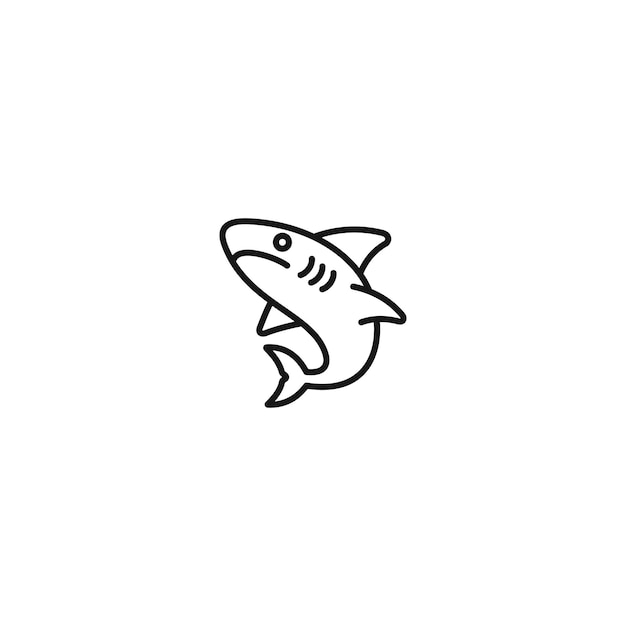 vector de tiburón