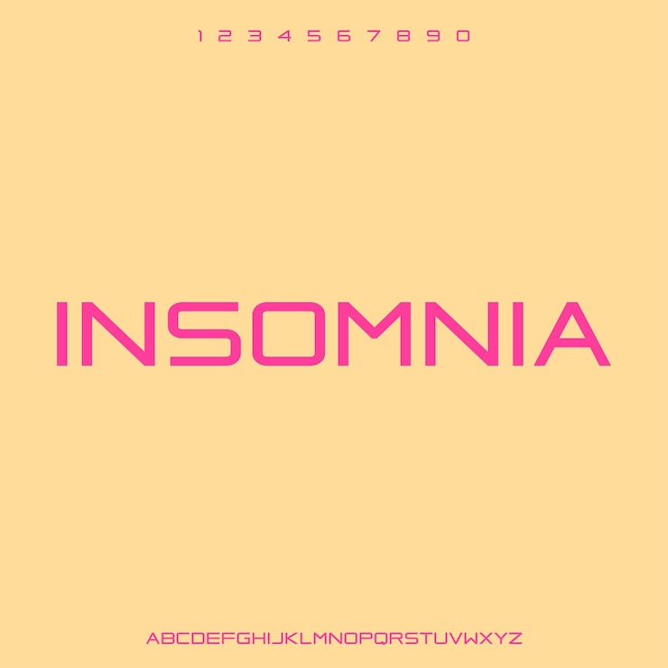 Vector vector de tipo de letra alfabético retro