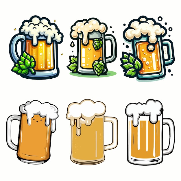 Vector y tipografía del día internacional de la cerveza diseño de camisetas