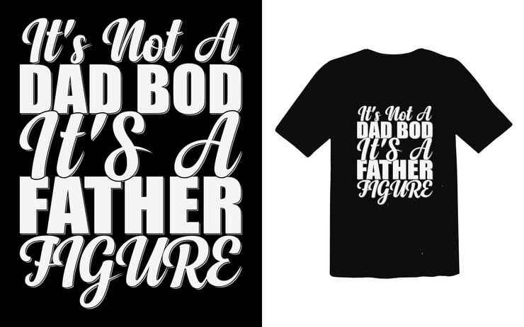 Vector tipográfico de diseño de camiseta del día del padre