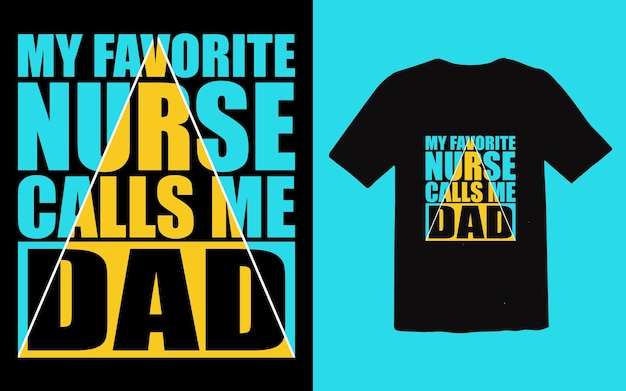 Vector tipográfico de diseño de camiseta de enfermera de moda
