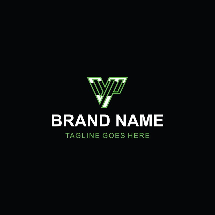 Vector vector tp vector de diseño de la letra del logotipo