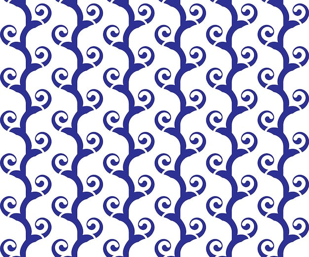 Vector transparente patrón azul y blanco