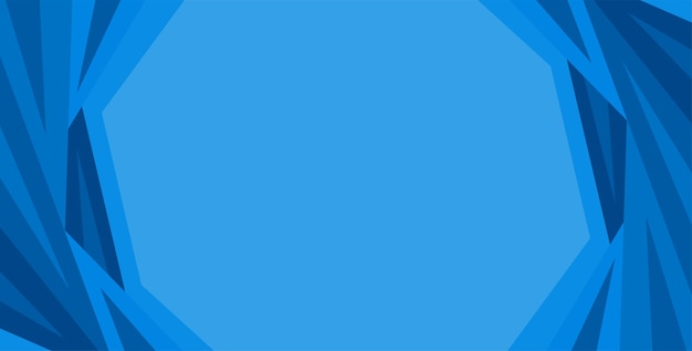 Vector de triángulo azul fondo abstracto ilustración vectorial fondo moderno y sencillo