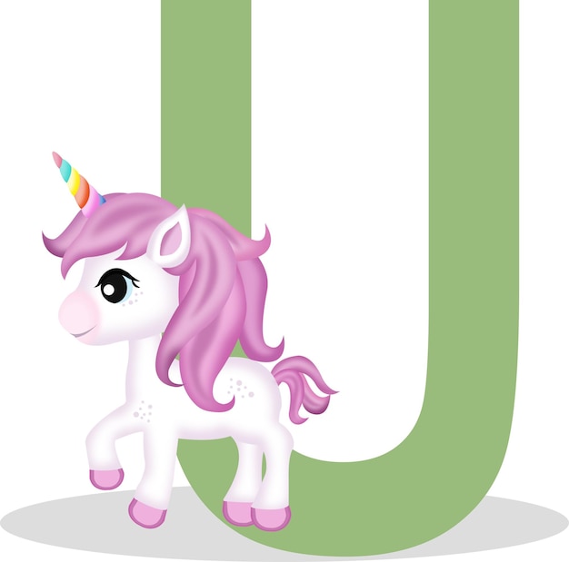 Vector U para unicornio