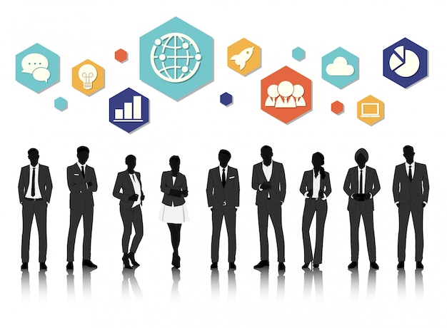 Vector UI Illustration Business People Concept