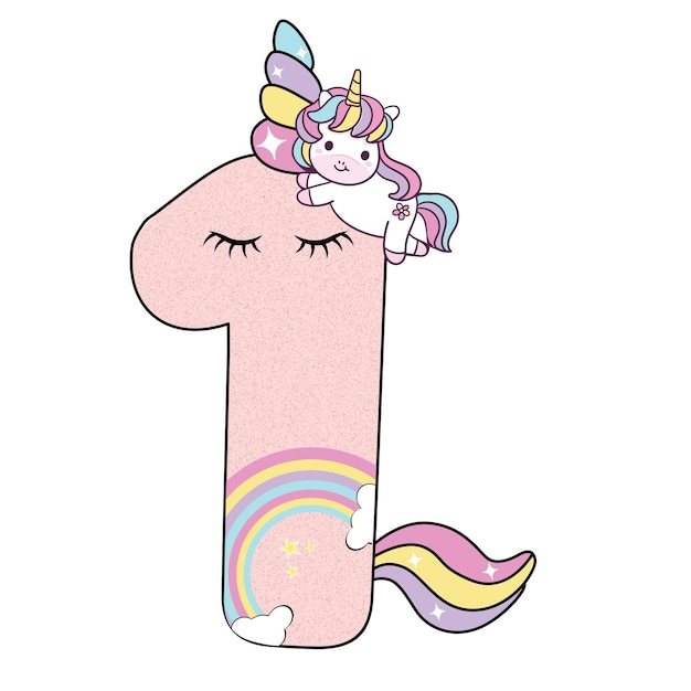 Vector de unicornio número uno