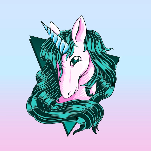 Vector de un unicornio