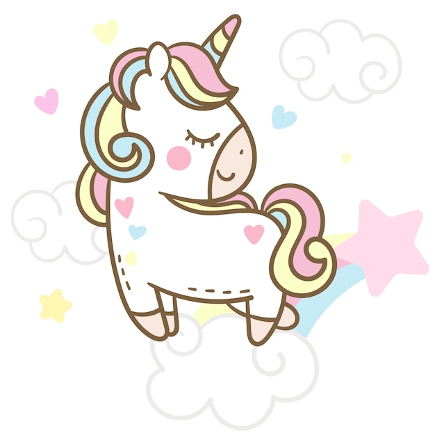 Vector de unicornio