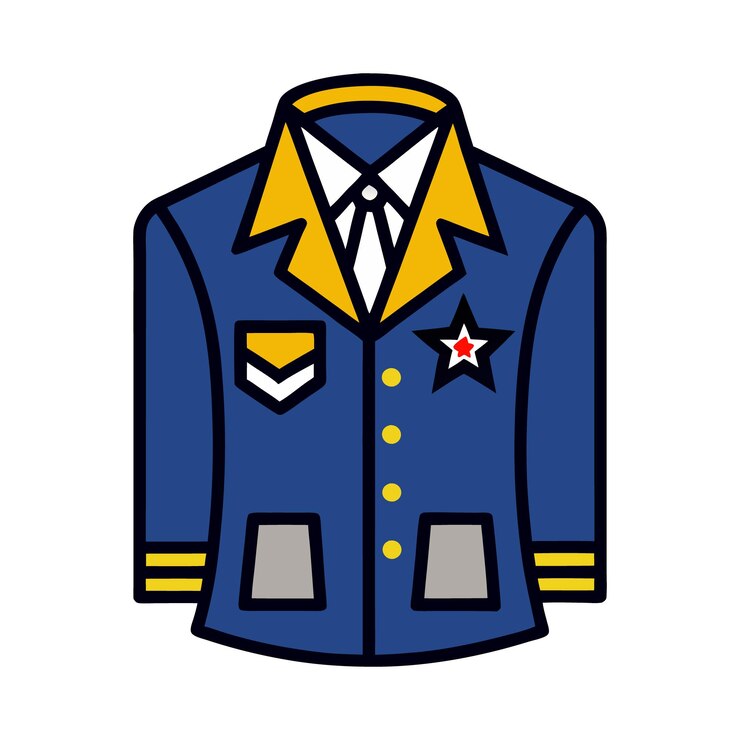 Vector vector de uniforme de soldado para el día de los veteranos vestimenta militar gráficos en honor al servicio y el sacrificio
