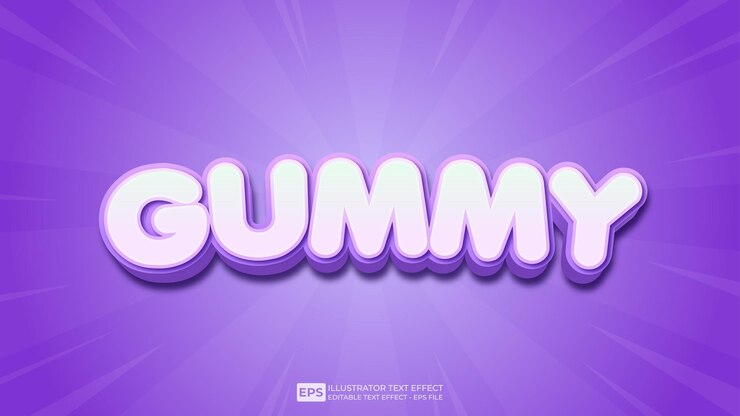 Vector vector vector 3d texto fuente de efecto de texto editable