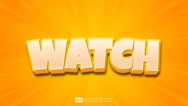 Vector vector 3d texto ver fuente de efecto de texto editable