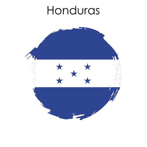 Vector vector bandera nacional con trazo de pincel.