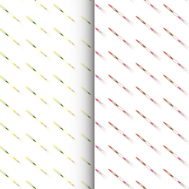 Vector vector para colorear patrón de formas geométricas de flores y fondo para el diseño
