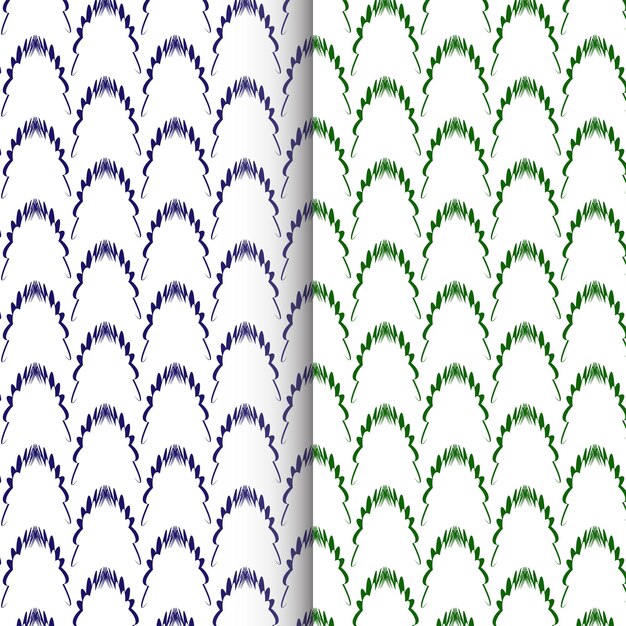 Vector vector para colorear patrón de formas geométricas de flores y fondo para el diseño
