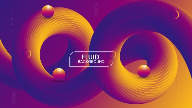 Vector vector gradiente estiloso fondo abstracto fluido