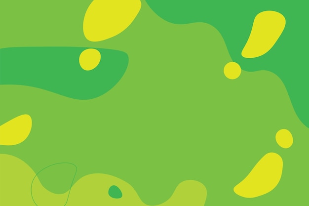 vector verde dibujo plano