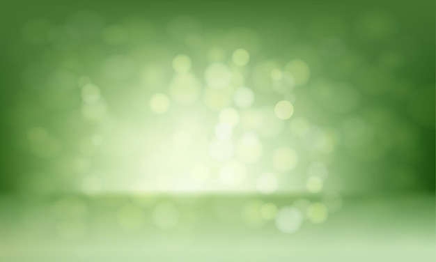 vector verde fondo borroso con efecto de luz desenfocada