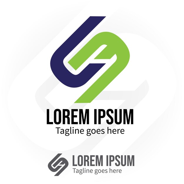 Vector de versión 1 de símbolo basado en letras CMS