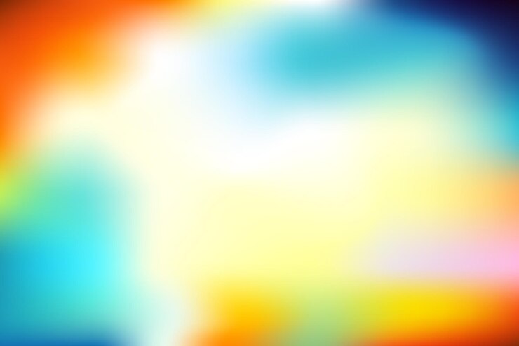 Vector vívido fondo liso colorido borroso