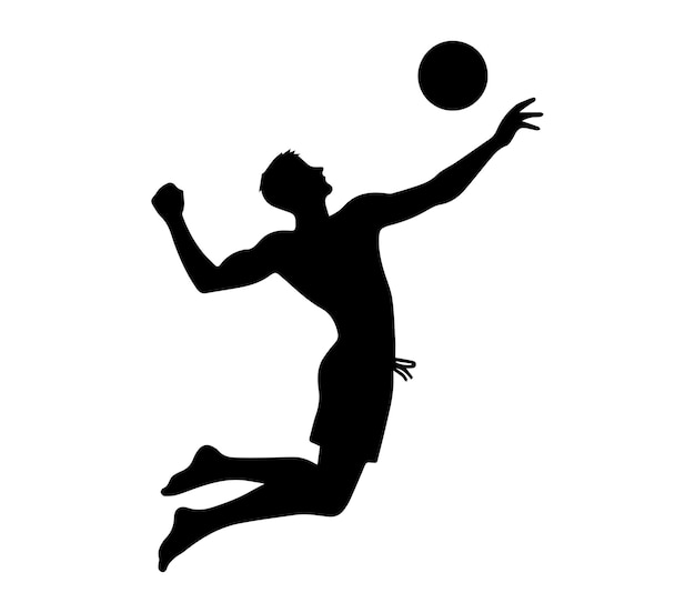 Vector de voleibol de playa Ícono de vector de voleibal de playa en estilo plano