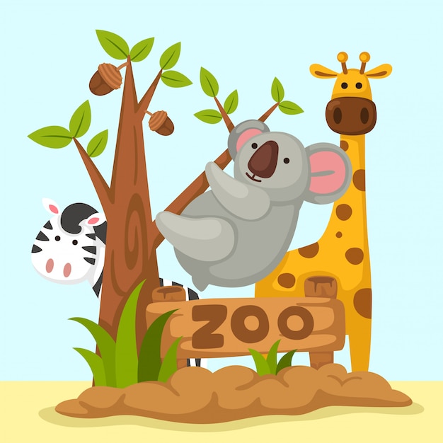 Vector zoológico animal