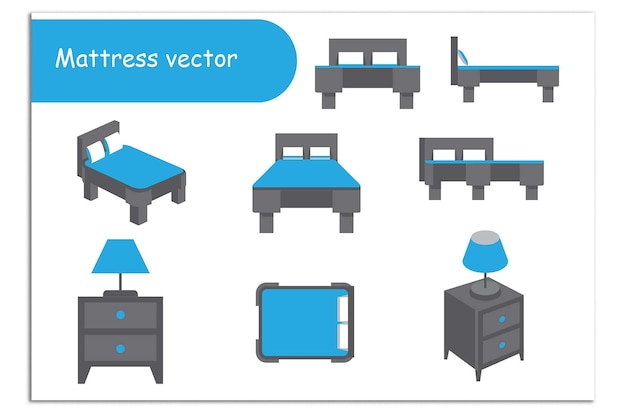 Vectores de colchón Vector libre