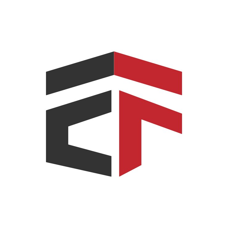 Vector vectores creativos del logotipo ef diseño del logotipo fe vectores de logotipo ef simples letras plantillas de logotipo fe derechos de autor